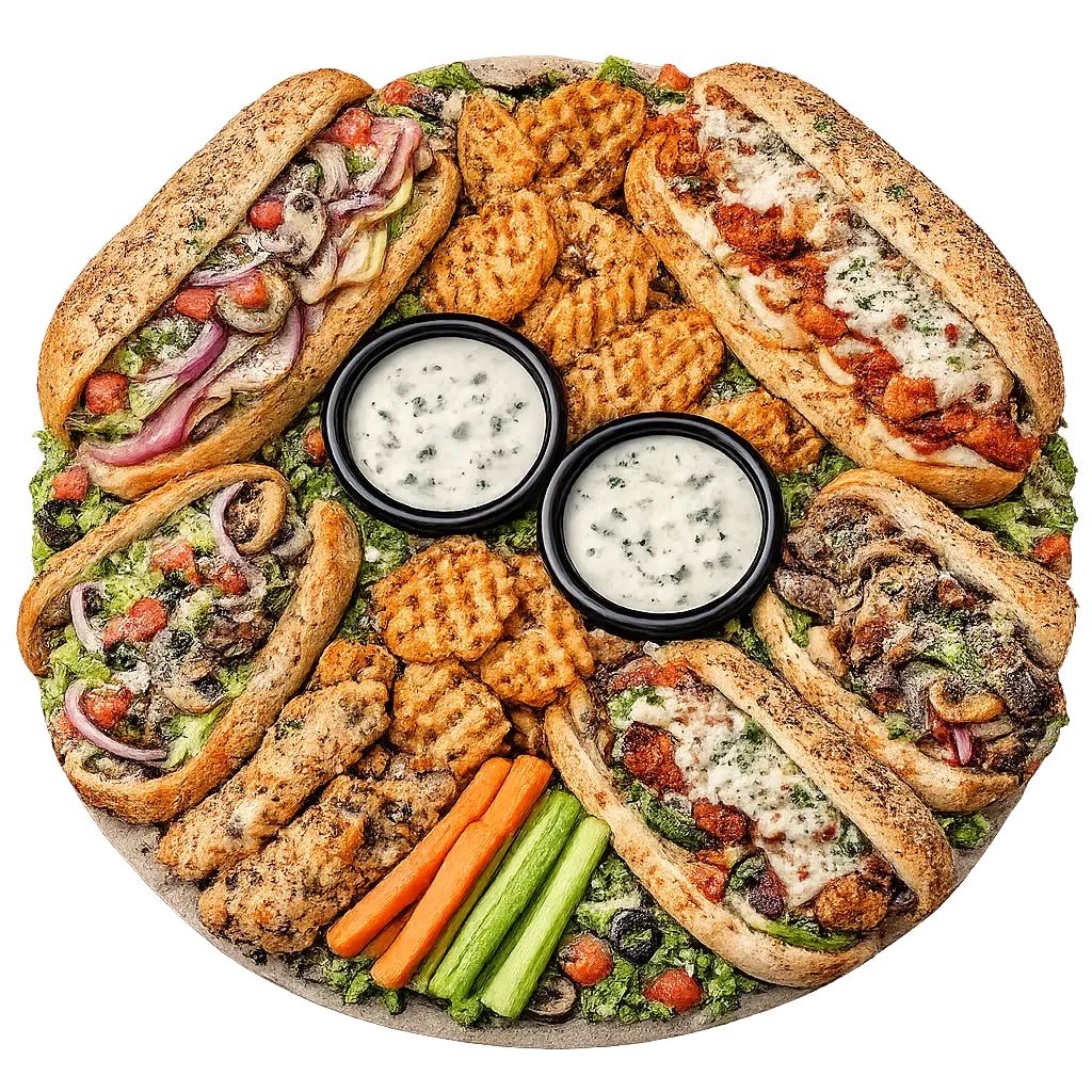 Mellow Mushroom Hoagies Menu featuring fresh oven-baked sandwiches with premium ingredients